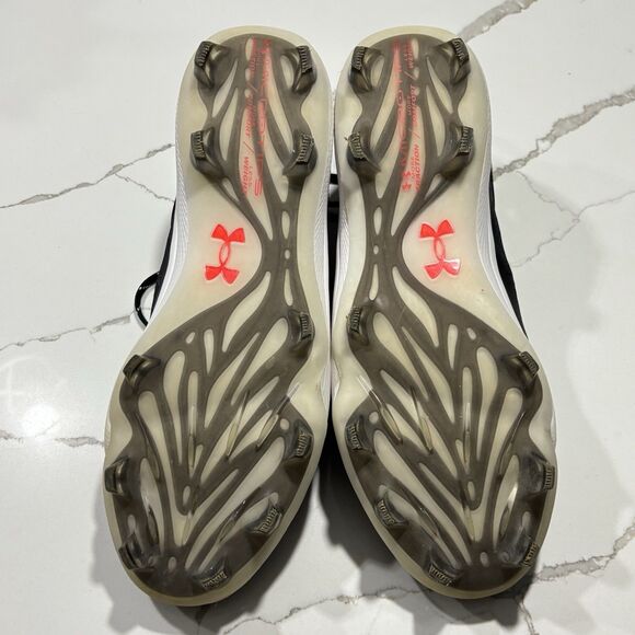 Under Armour Men’s Yard Low MT TPU Baseball Cleats Black Lace Up Size 13 - Picture 14 of 15